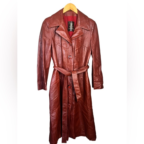 Vintage 24K Dan di Modes Leather Coat. - Picture 8 of 13